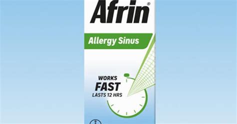 Allergy Sinus Pump Nasal Mist Afrin