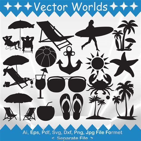 Beach Svg Vector Design Masterbundles