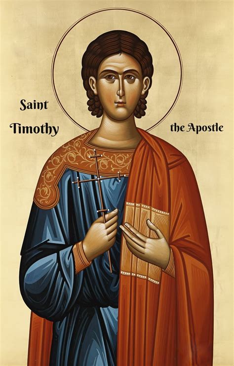Saint Timothy the Apostle, Orthodox Icon St Timothy the Evangelist
