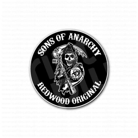 Sons Of Anarchy Redwood Original Sticker Sons Of Anarchy Anarchy