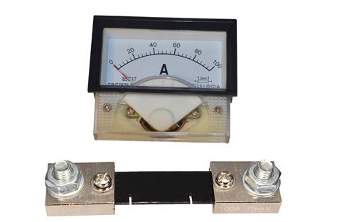 Amperomierz Miernik Panelowy 100A DC 85L17+Bocznik (85L17 100ADC ...