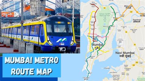 Mumbai Metro Route Map Lines A B And Explained