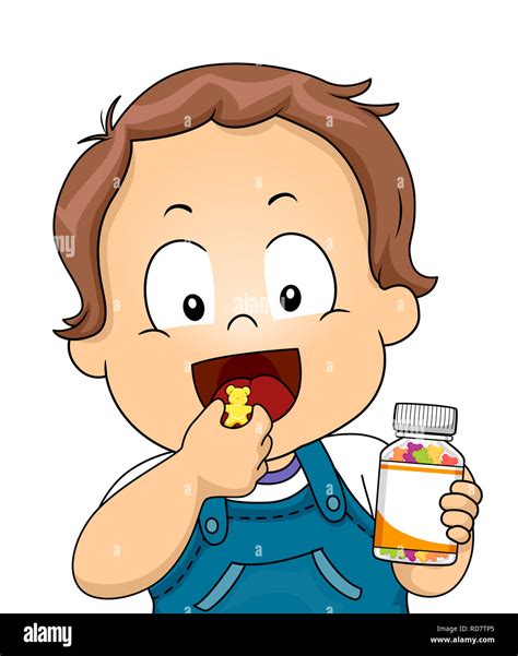 Vitamin Supplements Clipart Boy Taking Vitamins Royalty Free Cliparts