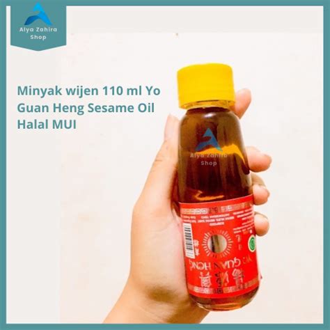 Jual Minyak Wijen Ml Yo Guan Heng Sesame Oil Halal Mui Shopee