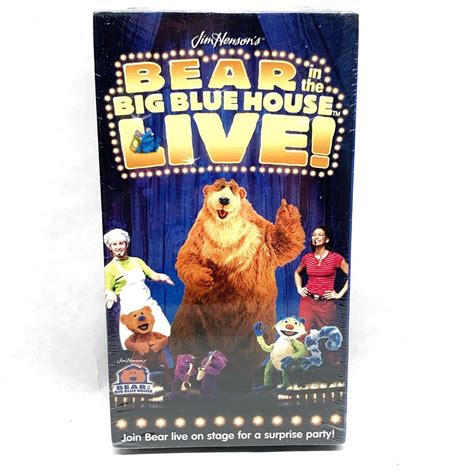 Bear In the Big Blue House - Live (VHS, | Grelly USA