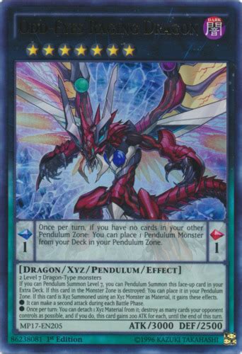 Odd Eyes Raging Dragon YuGiOh Card Prices