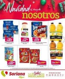 Folleto Quincenal De Ofertas Soriana Hper Y Sper La Navidad Es Mucho