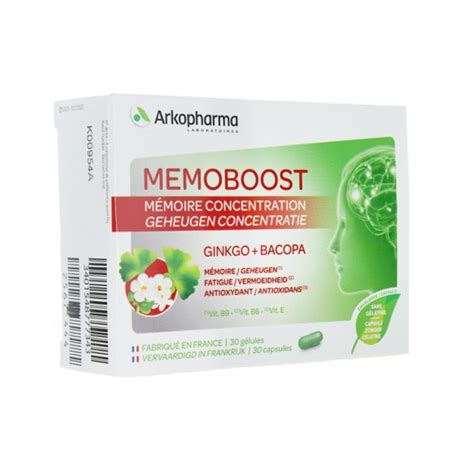 Memoboost Ginkgo Bacopa G Lules M Moire Et Concentration