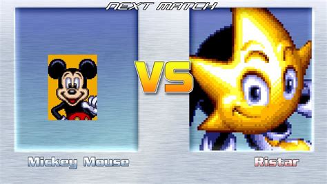 Mugen Mickey Mouse Me Vs Ristar Youtube