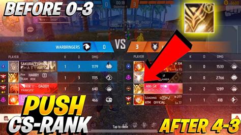 How To Push Cs Rank In Free Fire Cs Rank Push Tips And Tricks How