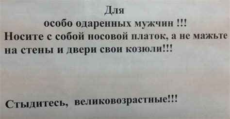 Объявление в туалете о чистоте: какие прикольные тексты с юмором придумать?