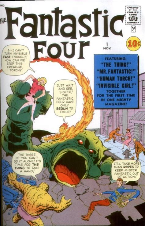 Fantastic Four #1. November 1961First Appearance of: Reed Richards (Mr. Fantastic), Susan Storm ...