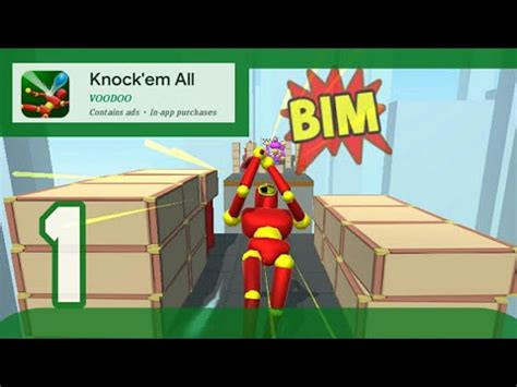 Knock Em All Gameplay Walkthrough Part 1 Levels 1 10 Android IOS