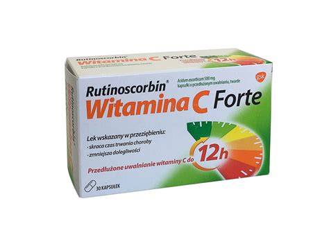 Rutinoscorbin Witamina C Forte Kaps Oprz U Sanfarma