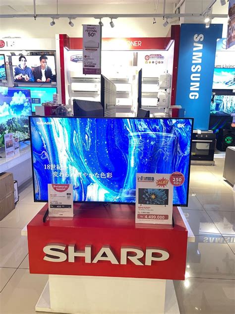 Sharp Led Google Tv Inch Promo Bunga Gratis X Cicilan