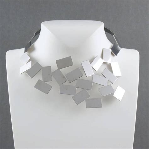 Fiato Sul Collo Stainless Steel Collar Necklace By Mario Trimarchi