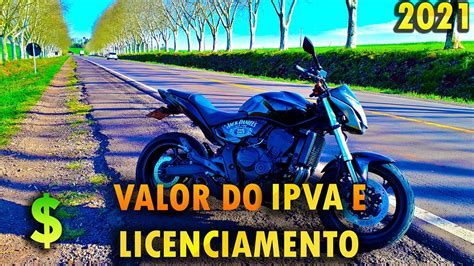 Quanto Custa O IPVA E Licenciamento Da Hornet 2012 YouTube