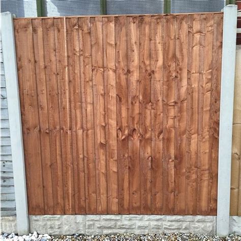 Closeboard Featheredge Fence Panel Brown Milton Garden Products