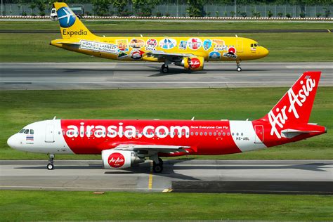 Thai AirAsia Airbus A320 200 HS ABL Singapore Changi Flickr