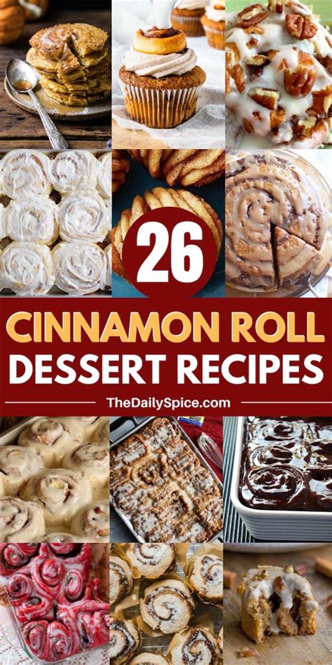 26 Delicious Cinnamon Roll Dessert Recipes The Daily Spice