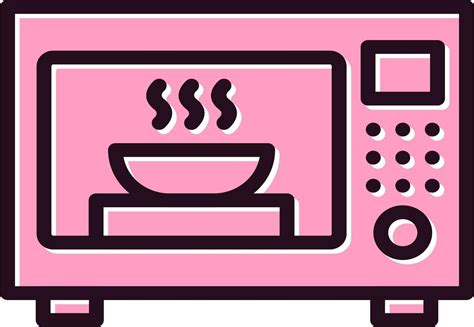 Microwave Oven Vector Icon Vector Art At Vecteezy