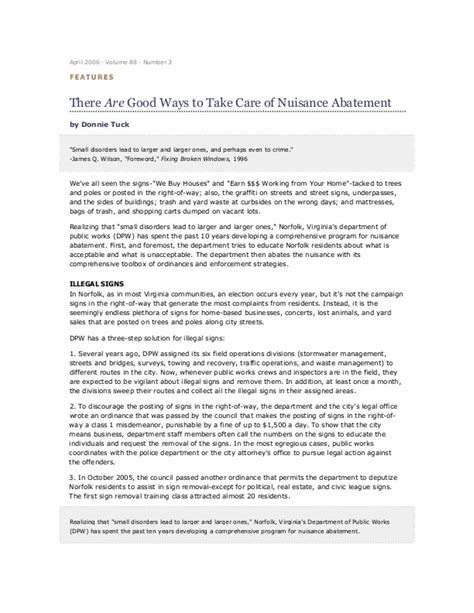 There Are Good Ways to Take Care of Nuisance Abatement | icma.org