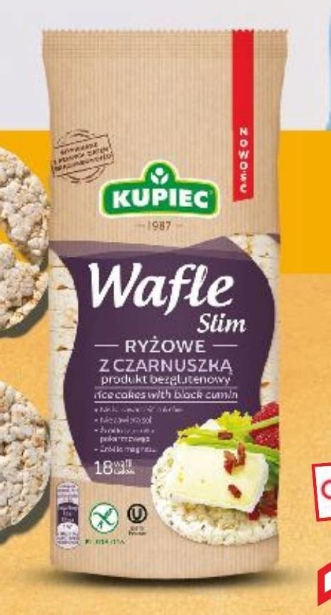 Archiwum Kupiec Slim Wafle Ry Owe Z Czarnuszk G Sztuk