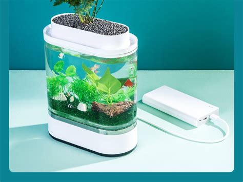Акваферма Xiaomi Mini Lazy Fish Tank HF-JHYG005