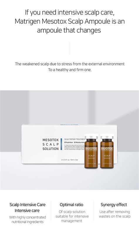 Matrigen Cosmetics | Mesotox Scalp Solution