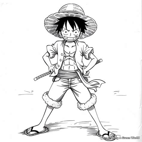 Luffy Coloring Pages - Free & Printable!