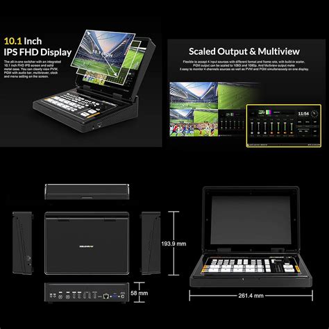 AVMATRIX PVS0403U Multi-Format Video Mixer Switcher - View Time Ltd
