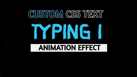 Text Animation Effect Text Typing Animation Effect Using Html Css With Javascript