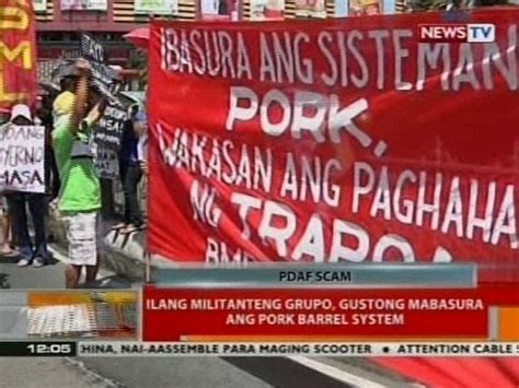 Bt Ilang Militanteng Grupo Gustong Mabasura Ang Pdaf Scam Youtube