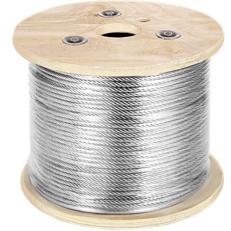 Buy Happybuy 316 Inch 7x19 Stainless Steel Aircraft Cable Reel 500ft