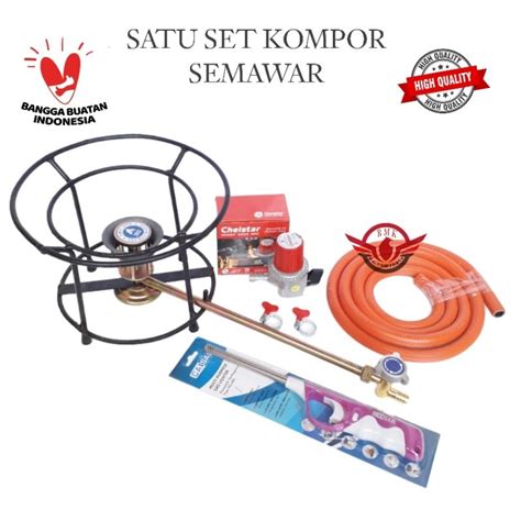 Jual Kompor Mawar Semawar 201 202 203 Satu Set Kompor Nasi Goreng