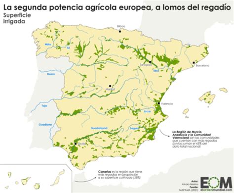 El Mapa Del Regad O En Espa A Mapas De El Orden Mundial Eom