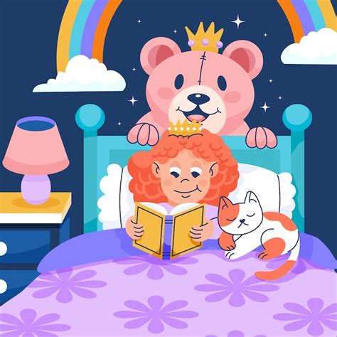 Bedtime Story Cartoon Images - Free Download on Freepik