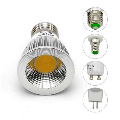 CE RoHs Dimmable Lampara Lamp 9W 12W 15W GU10 E14 E27 85 265V LED Light