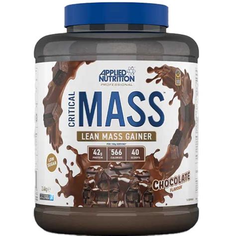 Buy Applied Nutrition Critical Mass Oat Gainer Kg Mass Gainer