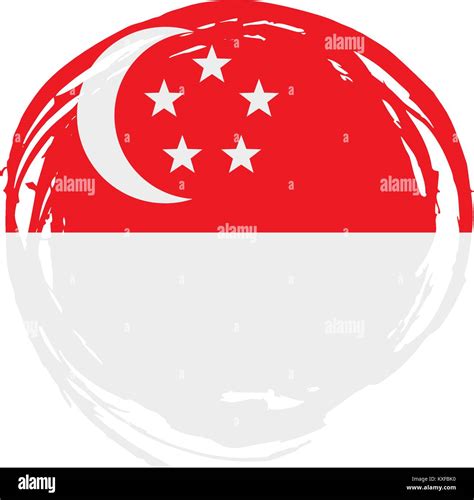 Singapore flag, vector illustration Stock Vector Image & Art - Alamy