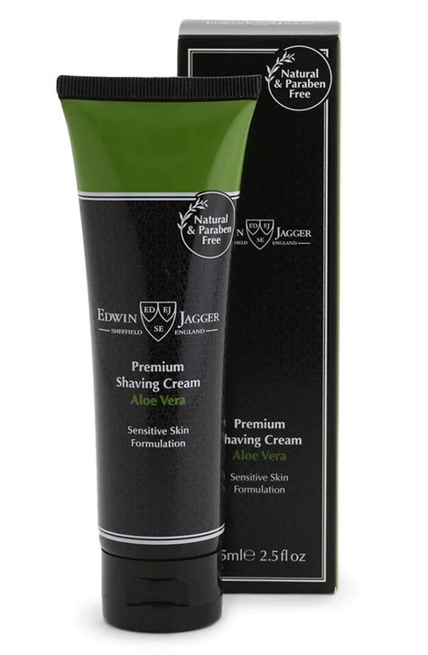 Edwin Jagger Aloe Vera Shaving Cream Tube British Isles