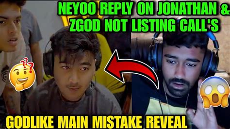 Neyoo Revealed Jonathan Zgod Not Listing Jelly Call S Godlike