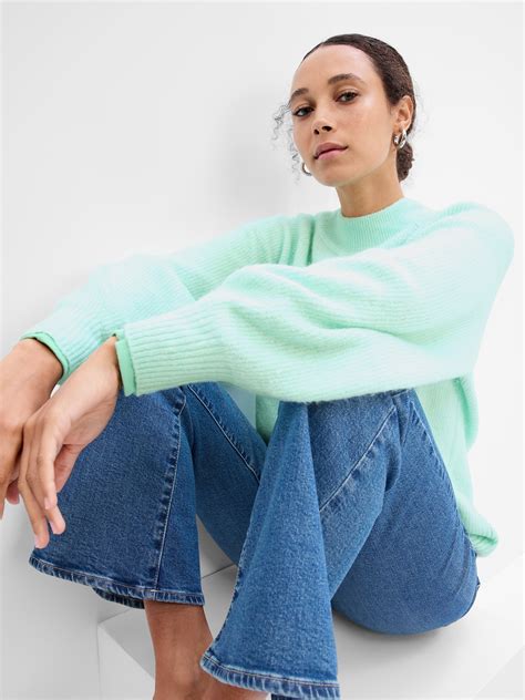 Forever Cozy Ribbed Crewneck Sweater Gap Factory