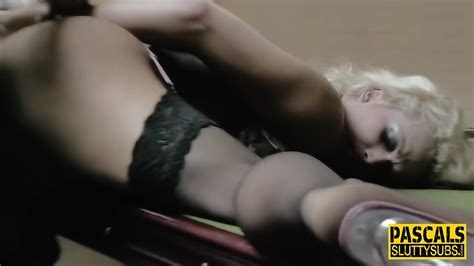 Kinky Blonde Deepthroating Dick