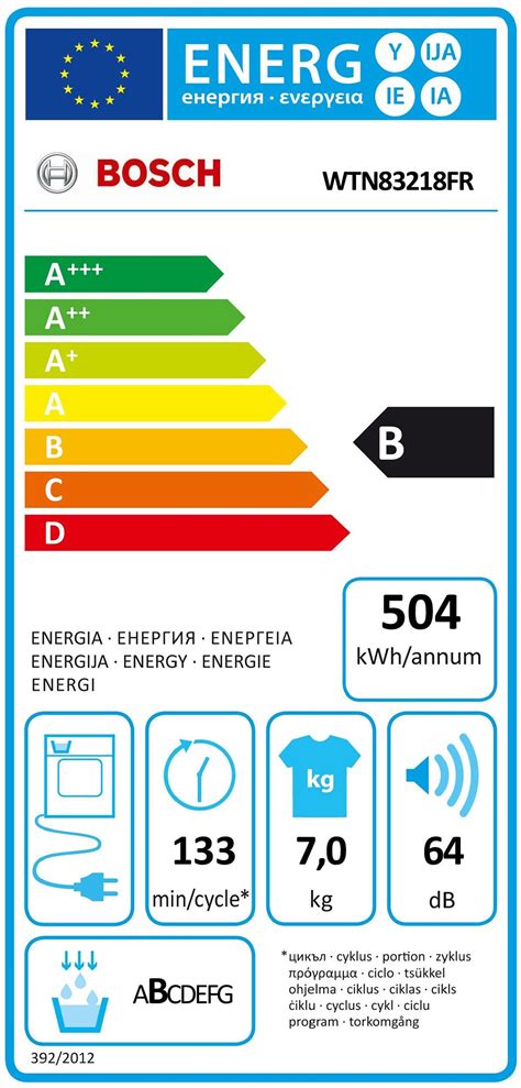 Sèche Linge Condensation Bosch Wtn83218fr U Technofr