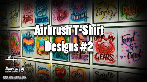 Airbrush Shirt Designs Part Youtube