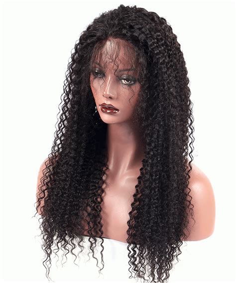 Brazilian Hair Kinky Curly Full Lace Human Hair Wigs For Black Women