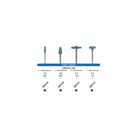 Punta Circool Lab Grano Medio Hp Para Zirconio 800137 Inrodent