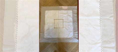 Скатерть лен с вышивкой и ришелье купить в Москве | Товары для дома и ...