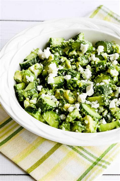 cucumber avocado salad  feta kalyns kitchen